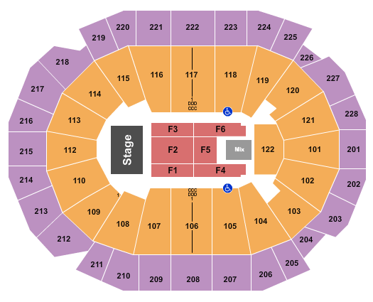 Fiserv Forum Pentatonix Seating Chart